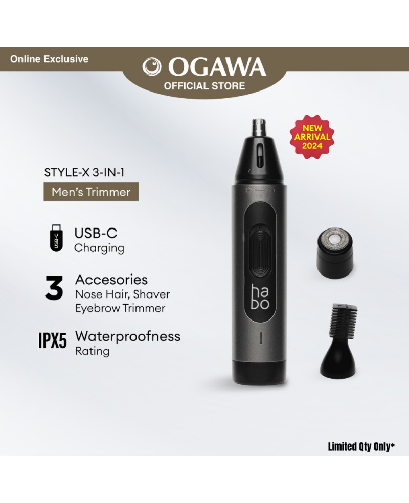 HABO BY OGAWA STYLEX 3- IN-1 MEN'S TRIMMER (OG 1101B)