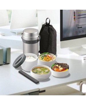 ZOJIRUSHI 1.23L S/S LUNCH JAR - SL-JAF-14