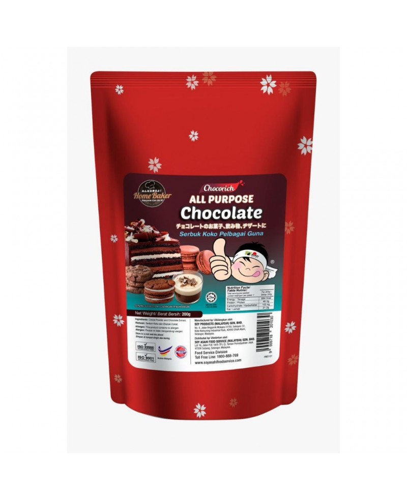 Soy Asahi Chocorich All Purpose Chocolate 200g