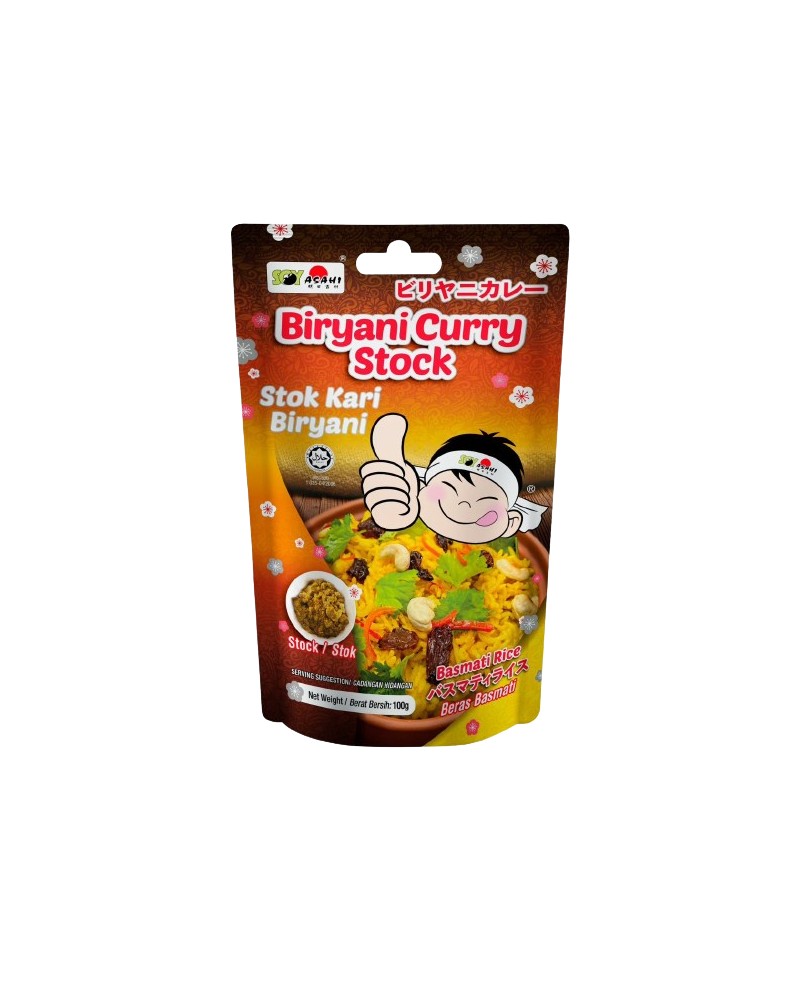 Soy Asahi Biryani Curry Stock 100g