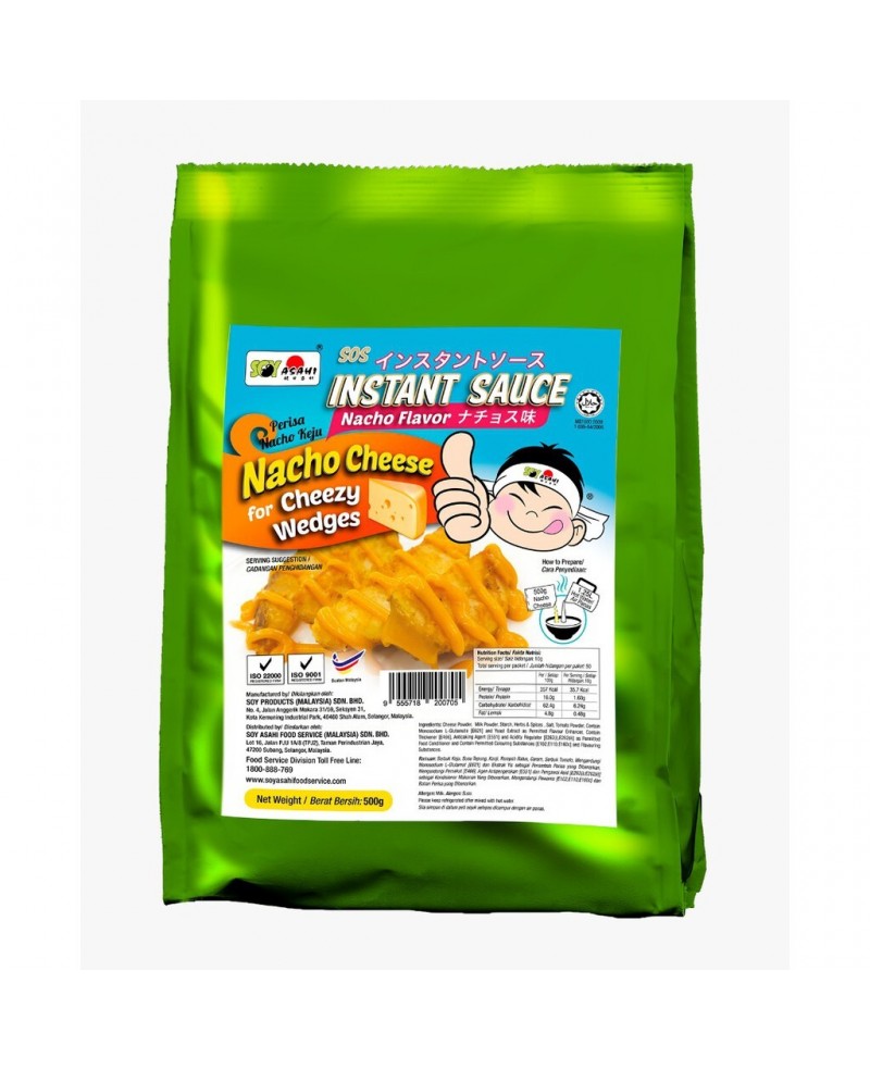 Soy Asahi Instant Sauce Nacho Flavor (Cheezy Wedges) 500g