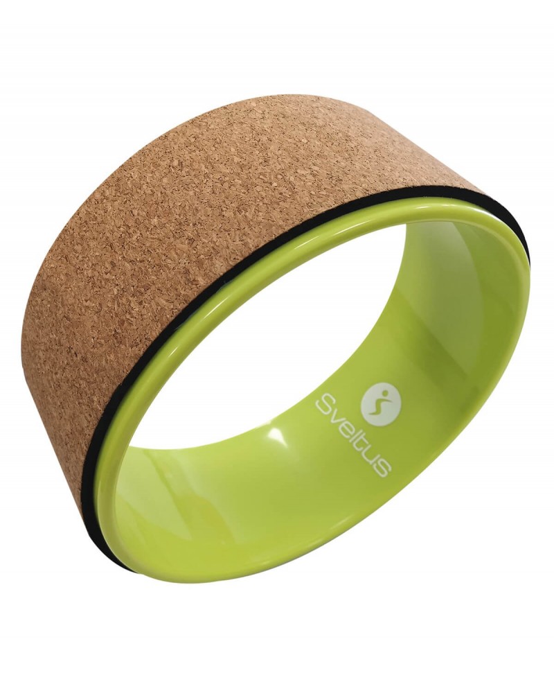 Sveltus Yoga Wheel ( Green & Natural Cork )