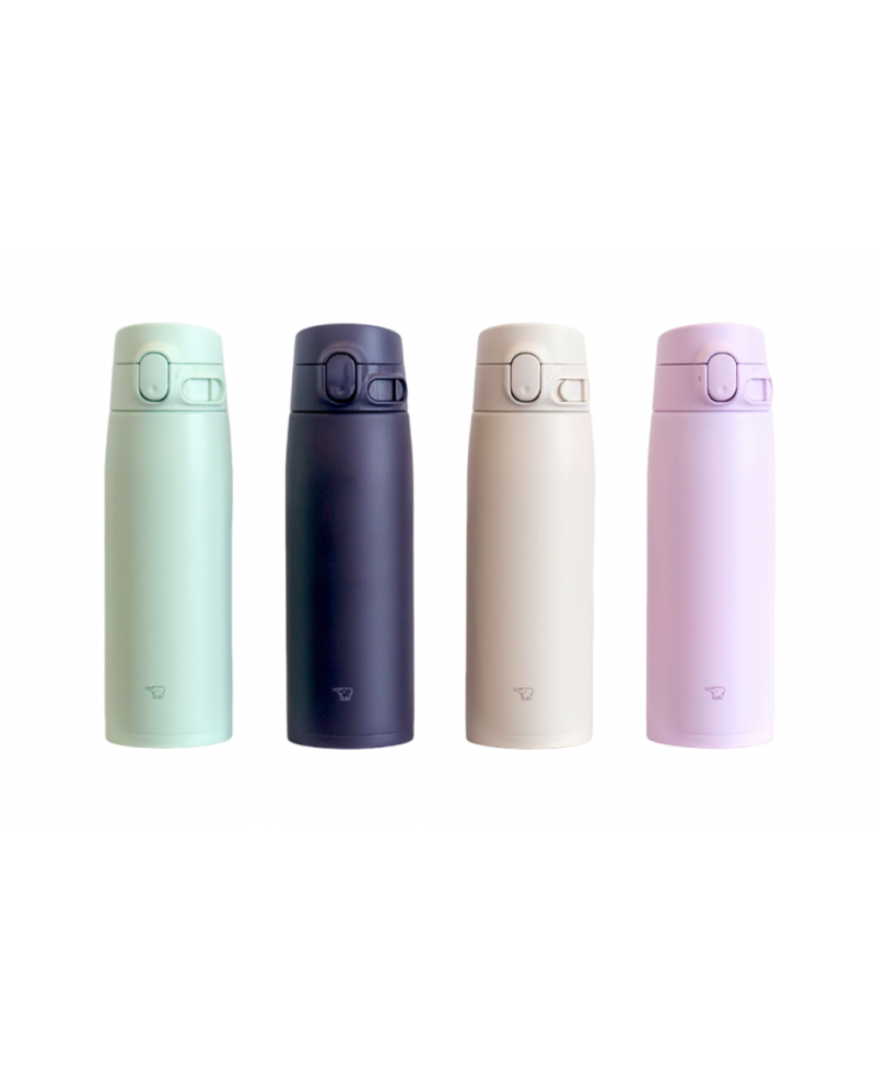 ZOJIRUSHI 0.6L S/S ONE TOUCH FLIP-OPEN MUG - SM-VB60