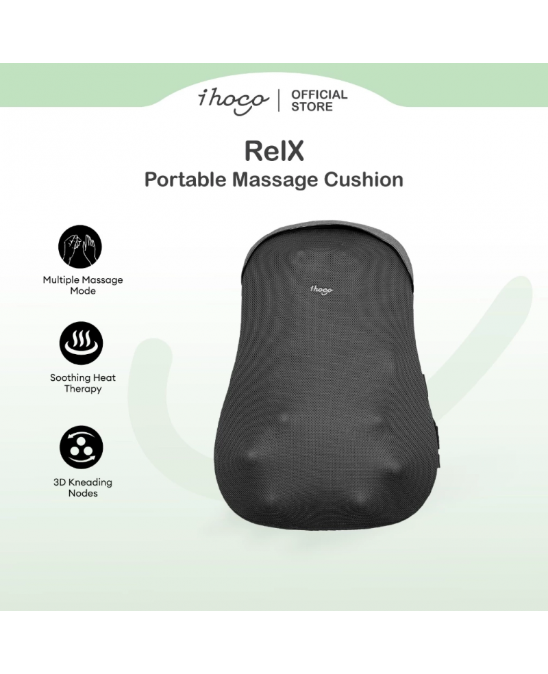 IHOCO RelX Portable Massage Cushion & Back Massager