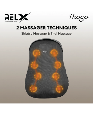 IHOCO RelX Portable Massage Cushion & Back Massager