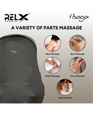 IHOCO RelX Portable Massage Cushion & Back Massager