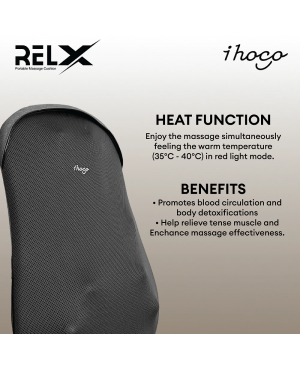 IHOCO RelX Portable Massage Cushion & Back Massager