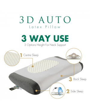 GETHA 3D Auto Latex Pillow