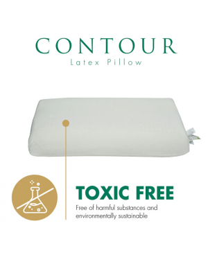 GETHA Contour Latex Pillow  (Cotton Fabric / Tencel Fabric)
