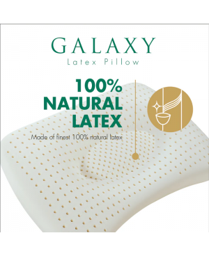 GETHA Galaxy Latex Pillow  (Cotton Fabric / Tencel Fabric)