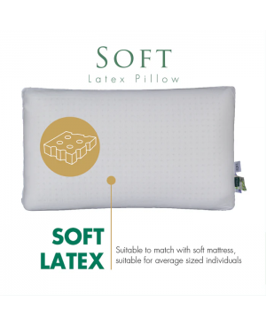 GETHA Soft Latex Pillow (Cotton Fabric / Tencel Fabric)