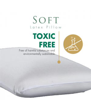 GETHA Soft Latex Pillow (Cotton Fabric / Tencel Fabric)
