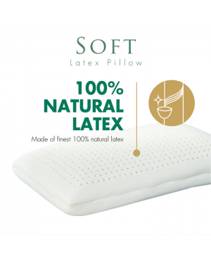 GETHA Soft Latex Pillow (Cotton Fabric / Tencel Fabric)