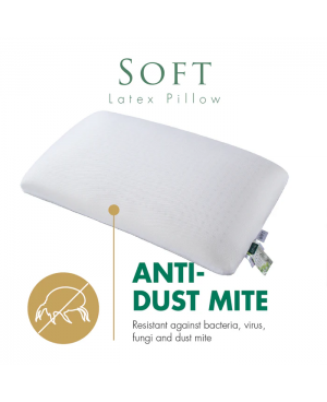 GETHA Soft Latex Pillow (Cotton Fabric / Tencel Fabric)