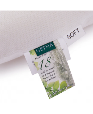 GETHA Soft Latex Pillow (Cotton Fabric / Tencel Fabric)