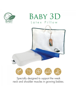 GETHA Baby 3D Latex Pillow