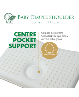 GETHA Baby Dimple Shoulder Latex Pillow
