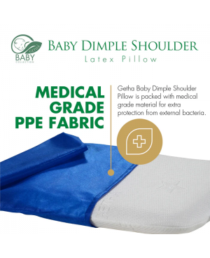 GETHA Baby Dimple Shoulder Latex Pillow