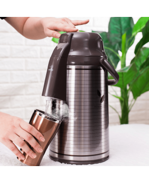 ZOJIRUSHI 3L GLASS LINED AIR POT - VRKE-30E-XS