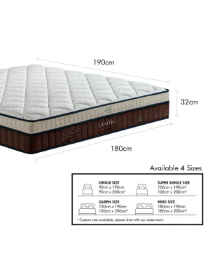 GETHA Genetics Fibre And Natural Latex Mattress ( Firm )