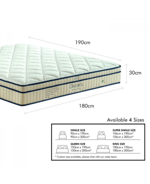 GETHA Genetics 100 Latex Mattress ( Medium )