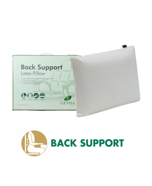 GETHA Back Support Latex Pillow