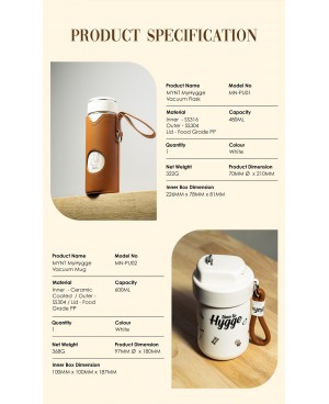 MyHygge Vacuum Flask & Mug