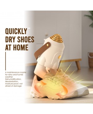 3in1 Multi-functional Dryer Portable Clothes Shoe Dryer with Foot Warmer Massage Silent Operation Quick Dry
