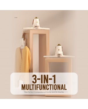 3in1 Multi-functional Dryer Portable Clothes Shoe Dryer with Foot Warmer Massage Silent Operation Quick Dry