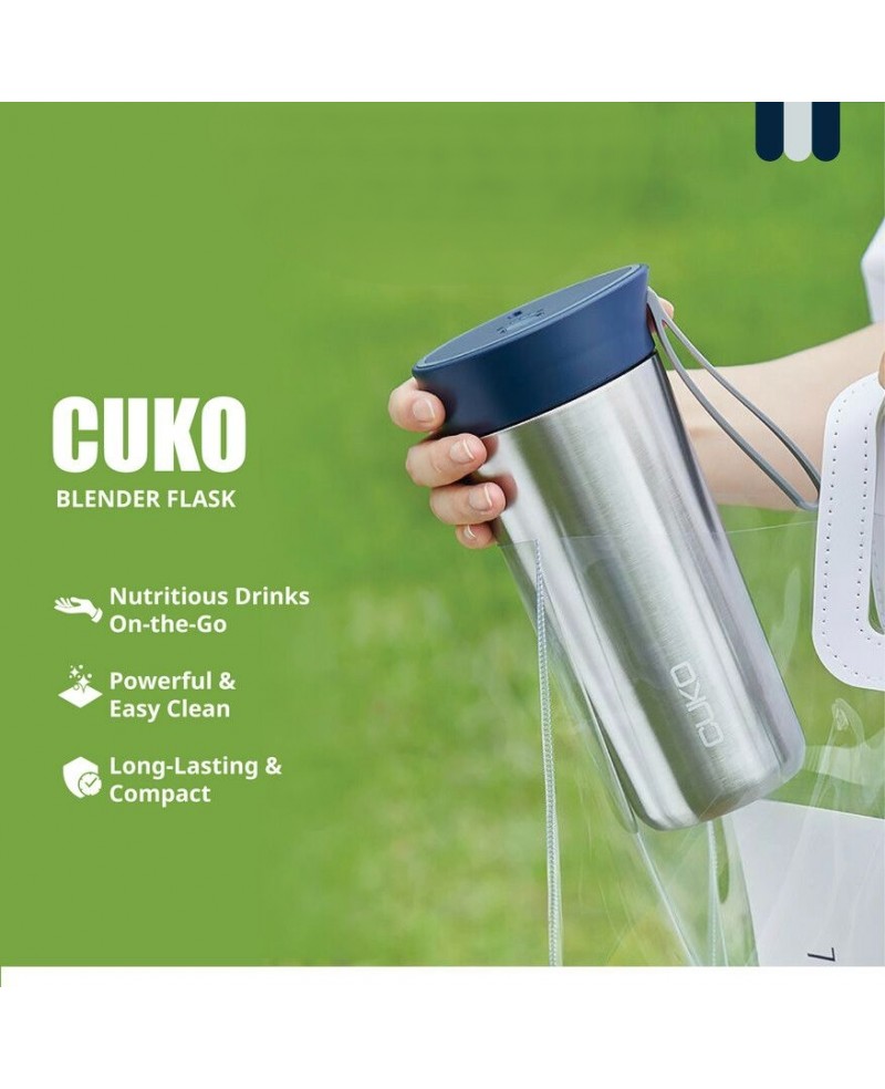 Cuko Blender Portable Vacuum Flask Juice Blender Steel Kitchenware