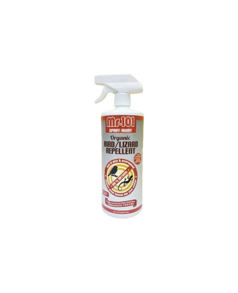 MR.101 ORGANIC BIRD AND LIZARD REPELLENT SPRAY 1L