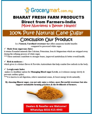 BHARAT Natural Raw Cane Sugar 450G