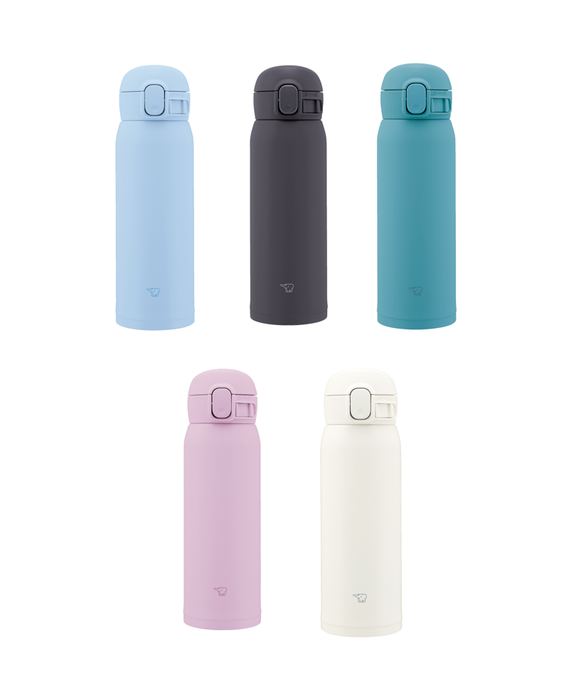 ZOJIRUSHI 0.48L S/S ONE TOUCH FLIP-OPEN MUG - SM-WS-48