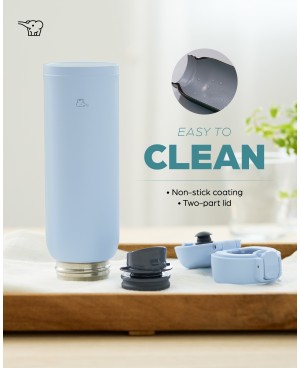 ZOJIRUSHI 0.48L S/S ONE TOUCH FLIP-OPEN MUG - SM-WS-48